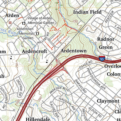 United States Geological Survey Marcus Hook, PA (2023, 24000-Scale) digital map