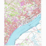 United States Geological Survey Marcus Hook, PA-DE-NJ (1967, 24000-Scale) digital map