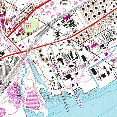United States Geological Survey Marcus Hook, PA-DE-NJ (1967, 24000-Scale) digital map