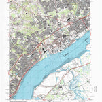 United States Geological Survey Marcus Hook, PA-DE-NJ (1995, 24000-Scale) digital map