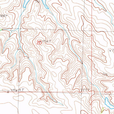 United States Geological Survey Marcus, SD (1983, 24000-Scale) digital map