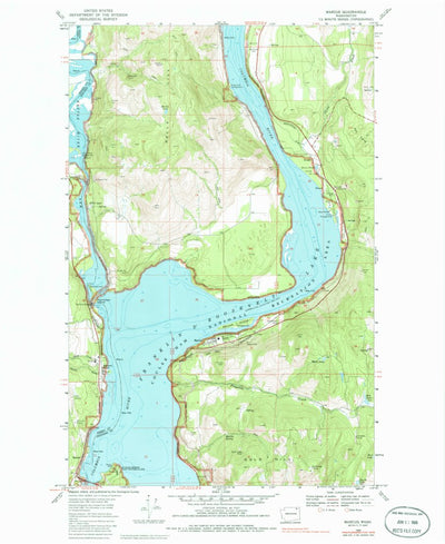 United States Geological Survey Marcus, WA (1969, 24000-Scale) digital map