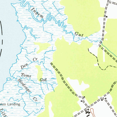 United States Geological Survey Mardela Springs, MD (1942, 24000-Scale) digital map