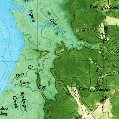 United States Geological Survey Mardela Springs, MD (1982, 24000-Scale) digital map