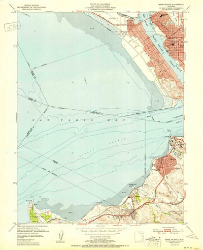 United States Geological Survey Mare Island, CA (1951, 24000-Scale) digital map