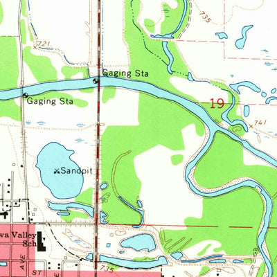 United States Geological Survey Marengo, IA (1965, 24000-Scale) digital map