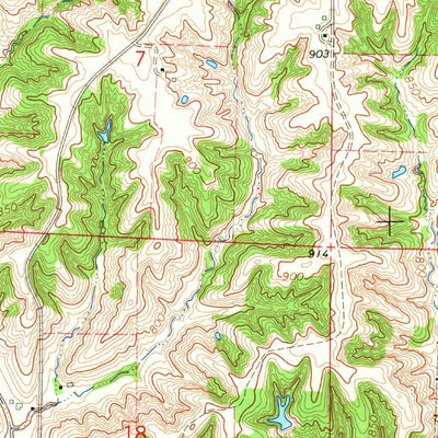 United States Geological Survey Marengo, IA (1965, 24000-Scale) digital map
