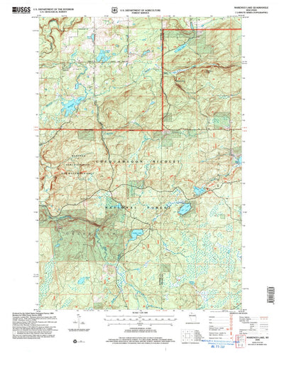 United States Geological Survey Marengo Lake, WI (2005, 24000-Scale) digital map