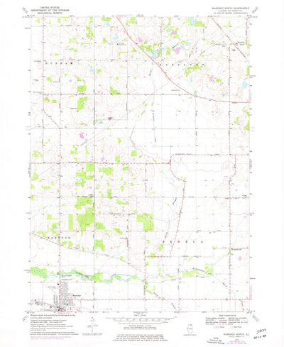 United States Geological Survey Marengo North, IL (1970, 24000-Scale) digital map