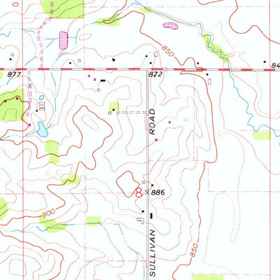 United States Geological Survey Marengo North, IL (1970, 24000-Scale) digital map