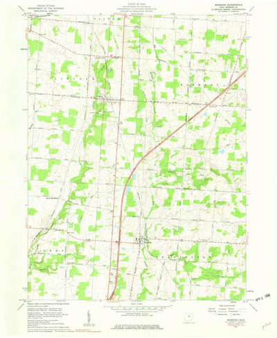 United States Geological Survey Marengo, OH (1961, 24000-Scale) digital map