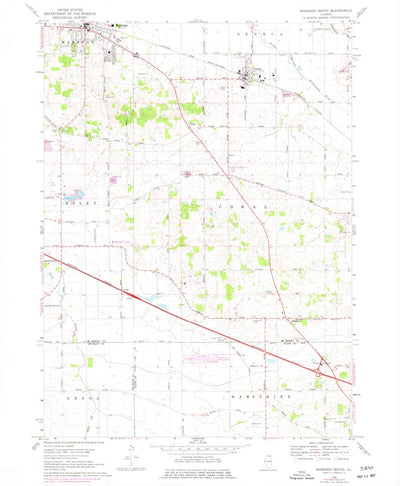 United States Geological Survey Marengo South, IL (1968, 24000-Scale) digital map