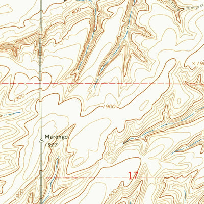 United States Geological Survey Marengo, WA (1964, 24000-Scale) digital map