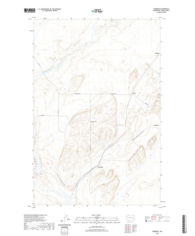 United States Geological Survey Marengo, WA (2020, 24000-Scale) digital map