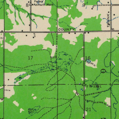 United States Geological Survey Marengo, WI (1942, 48000-Scale) digital map