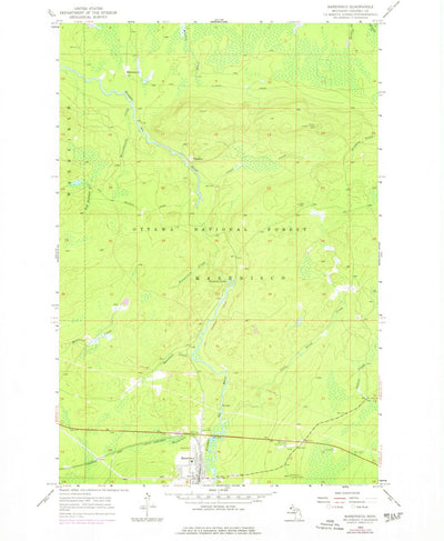 United States Geological Survey Marenisco, MI (1955, 24000-Scale) digital map