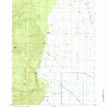 United States Geological Survey Mares Egg Spring, OR (1985, 24000-Scale) digital map
