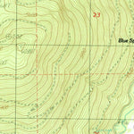 United States Geological Survey Mares Egg Spring, OR (1985, 24000-Scale) digital map