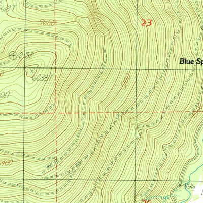United States Geological Survey Mares Egg Spring, OR (1985, 24000-Scale) digital map