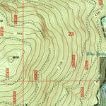 United States Geological Survey Mares Egg Spring, OR (1998, 24000-Scale) digital map