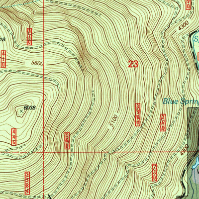 United States Geological Survey Mares Egg Spring, OR (1998, 24000-Scale) digital map