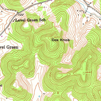 United States Geological Survey Maretburg, KY (1953, 24000-Scale) digital map