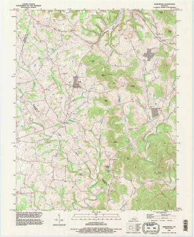 United States Geological Survey Maretburg, KY (1993, 24000-Scale) digital map