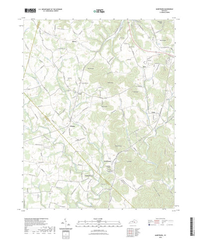 United States Geological Survey Maretburg, KY (2022, 24000-Scale) digital map