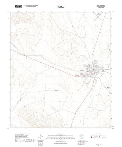 United States Geological Survey Marfa, TX (2019, 24000-Scale) digital map