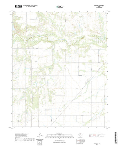 United States Geological Survey Margaret, TX (2022, 24000-Scale) digital map
