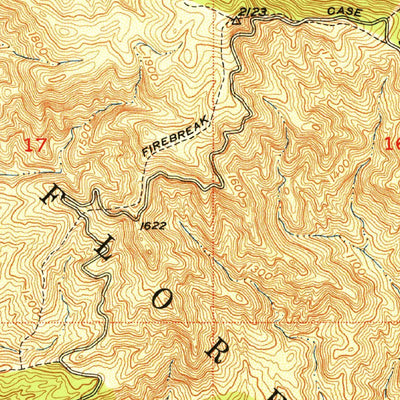 United States Geological Survey Margarita Peak, CA (1950, 24000-Scale) digital map