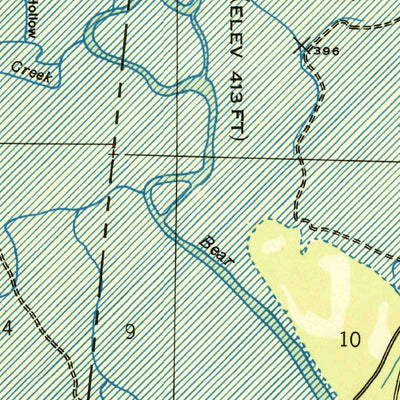 United States Geological Survey Margerum, AL-MS (1936, 24000-Scale) digital map