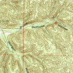 United States Geological Survey Margerum, AL-MS (1953, 24000-Scale) digital map