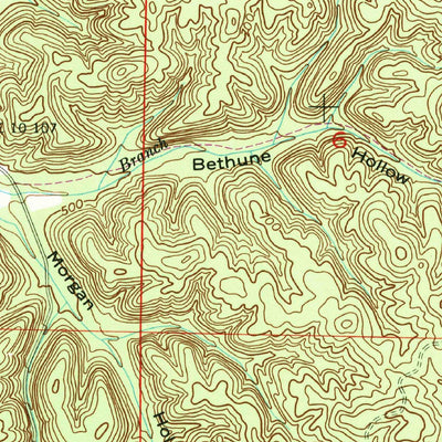 United States Geological Survey Margerum, AL-MS (1953, 24000-Scale) digital map