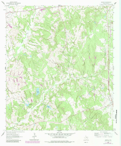 United States Geological Survey Margie, TX (1964, 24000-Scale) digital map