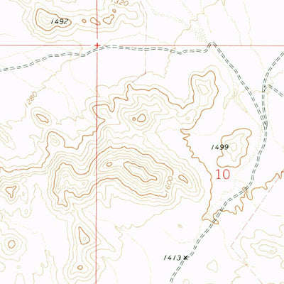 United States Geological Survey Margies Peak, AZ (1973, 24000-Scale) digital map