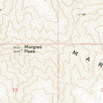 United States Geological Survey Margies Peak, AZ (1973, 24000-Scale) digital map