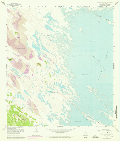 United States Geological Survey Maria Estella Well, TX (1956, 24000-Scale) digital map