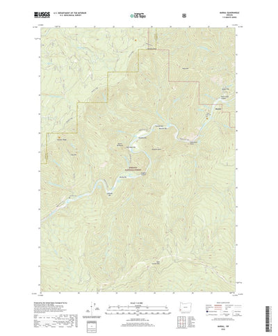 United States Geological Survey Marial, OR (2020, 24000-Scale) digital map