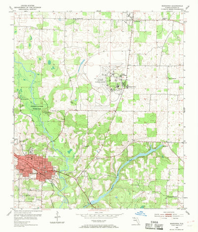 United States Geological Survey Marianna, FL (1952, 24000-Scale) digital map