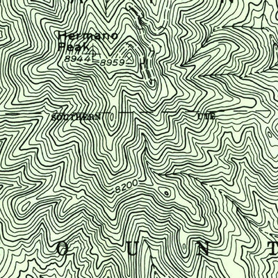 United States Geological Survey Mariano Wash East, CO (1958, 24000-Scale) digital map