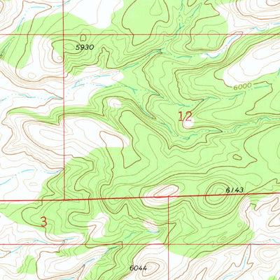 United States Geological Survey Mariano Wash West, CO (1979, 24000-Scale) digital map