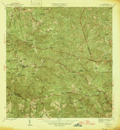 United States Geological Survey Maricao, PR (1946, 30000-Scale) digital map