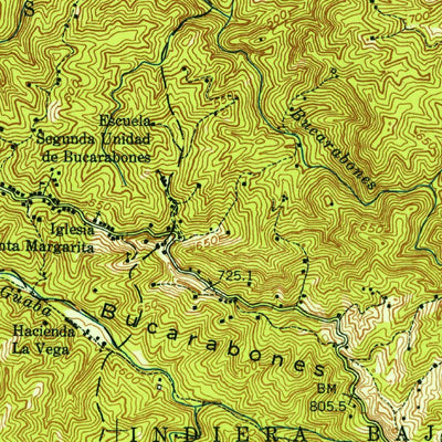 United States Geological Survey Maricao, PR (1952, 30000-Scale) digital map