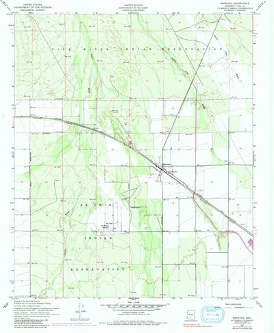 United States Geological Survey Maricopa, AZ (1952, 24000-Scale) digital map