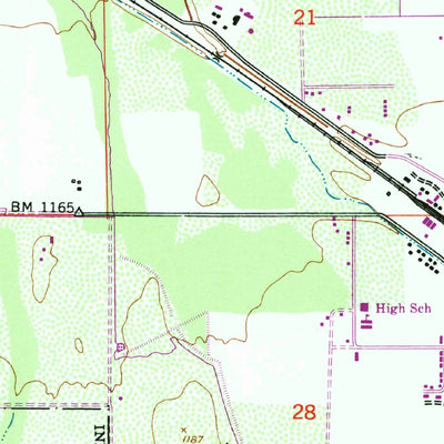 United States Geological Survey Maricopa, AZ (1952, 24000-Scale) digital map