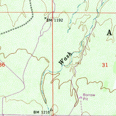 United States Geological Survey Maricopa, AZ (1952, 24000-Scale) digital map