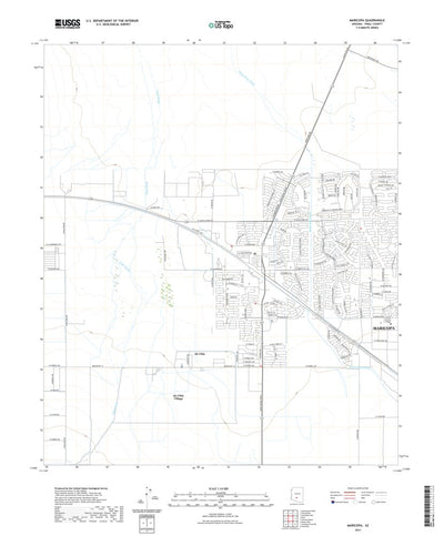 United States Geological Survey Maricopa, AZ (2021, 24000-Scale) digital map