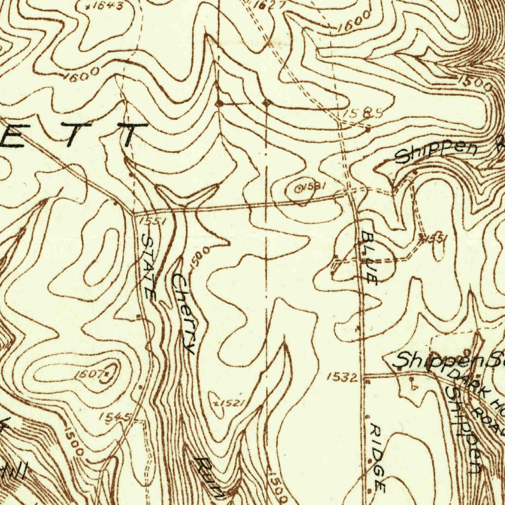 Marienville, PA (1936, 48000-Scale) Map by United States Geological ...