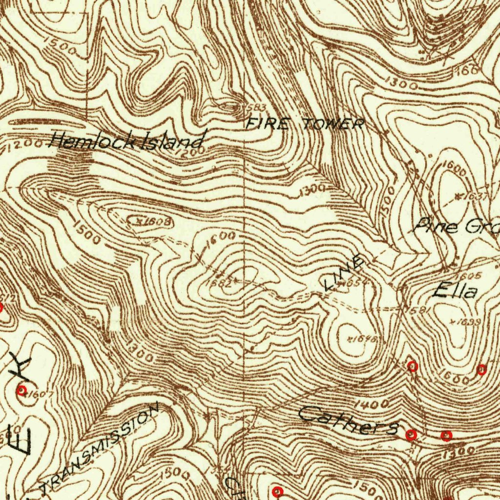 Marienville, PA (1936, 48000-Scale) Map by United States Geological ...